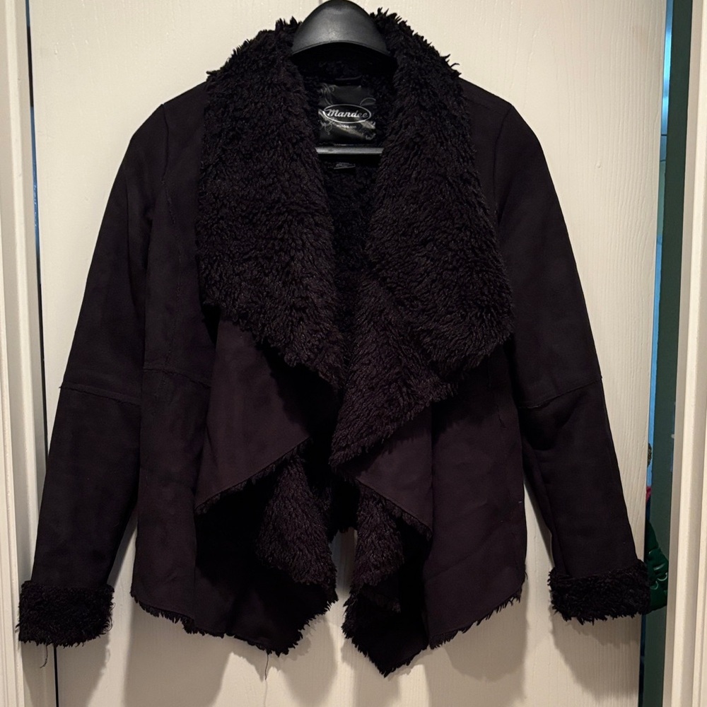 Mandee Black Teddy Jacket